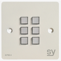 SY-KPM6-EW  BUTTON KEYPAD CONTROLLER 1 GANG WHITE