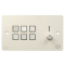 SY-KP6V-EW 6 BUTTON KEYPAD CONTROLLER WITH VOLUME CONTROL